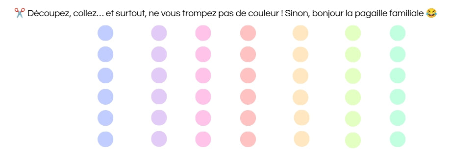 Tableau des tâches familiales à imprimer – PDF.