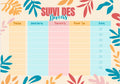 Organiseur de suivi des devoirs